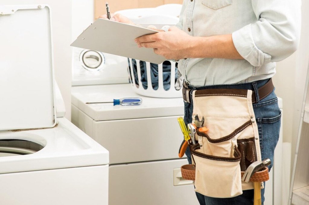 Professional washing machine services in Dubai